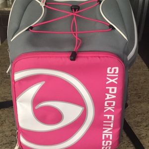 Six pack fitness meal prep backpack